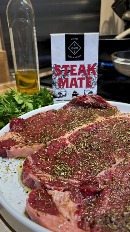 Steak Mate - A robust seasoning for Steaks and Burgers